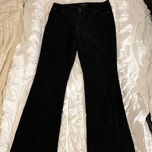 Black corduroy Talbots pants